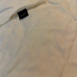 Gucci Ivory Wool Blend Fabric